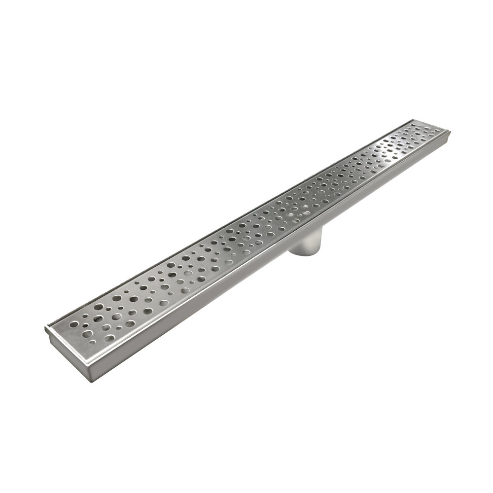horizontal shower drain