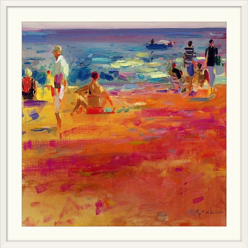 Great Big Canvas Scene De Plage By Peter Graham Painting Print
