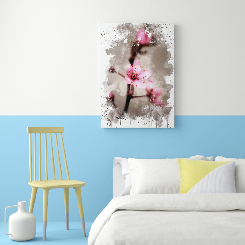 World Menagerie Japanese Cherry Blossom Flower Graphic Art Print
