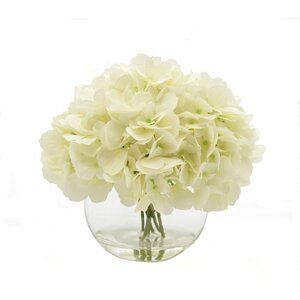 White Hydrangea Floral Arrangements