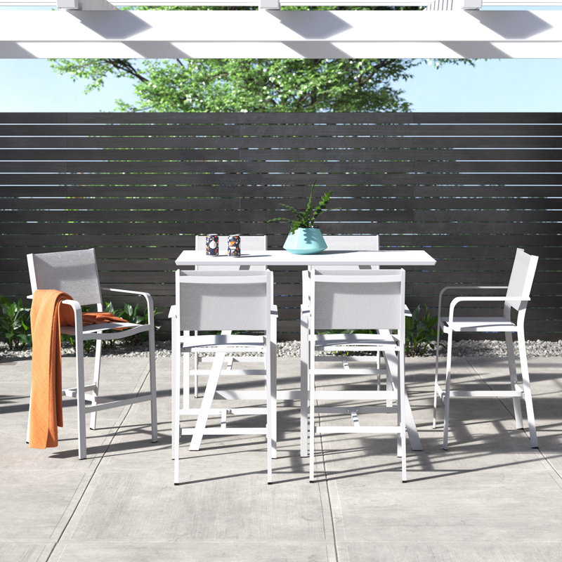 counter height outdoor dining table