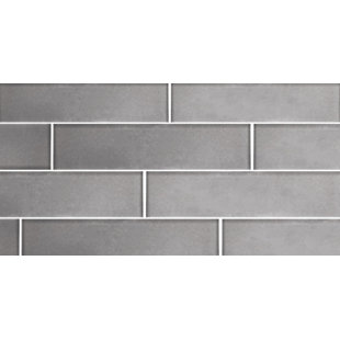 Msi Glisten Beveled 4 X 12 Gl Mosaic Tile In Gray Wayfair Secret Dimensions 3 X 12 Gl Subway Tile In Frosted Silver