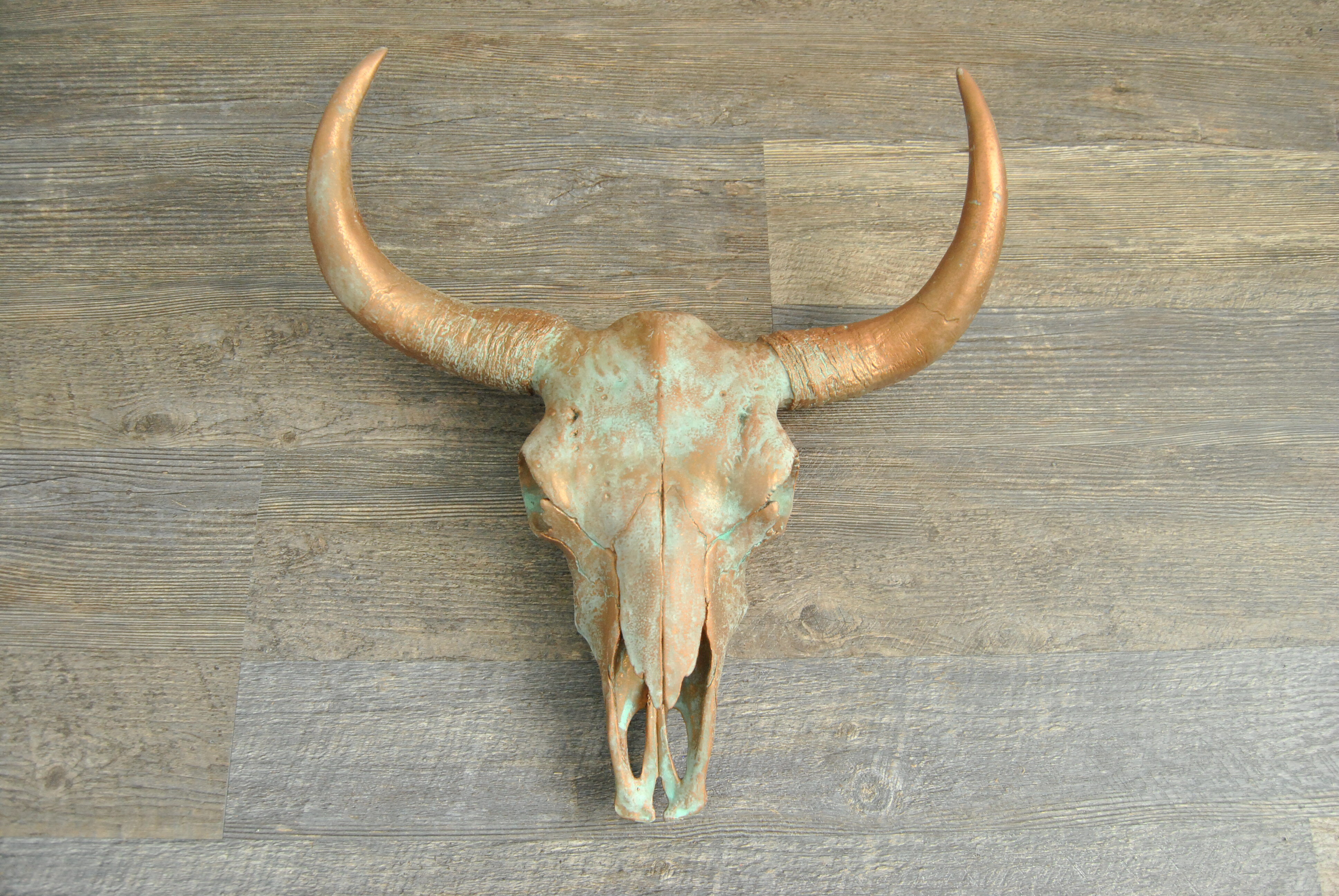 Bungalow Rose Faux Taxidermy Large Cow Skull Wall Decor Reviews