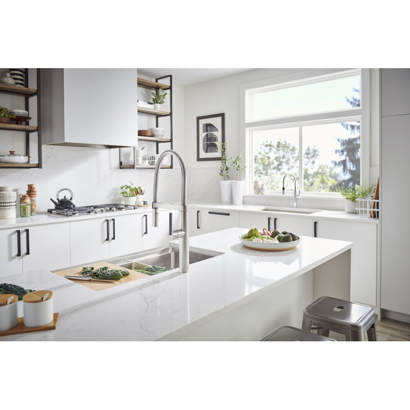 Blanco Quatrus R15 Ergon 33 L X 21 W Farmhouse Apron Kitchen Sink With Cutting Board Wayfair