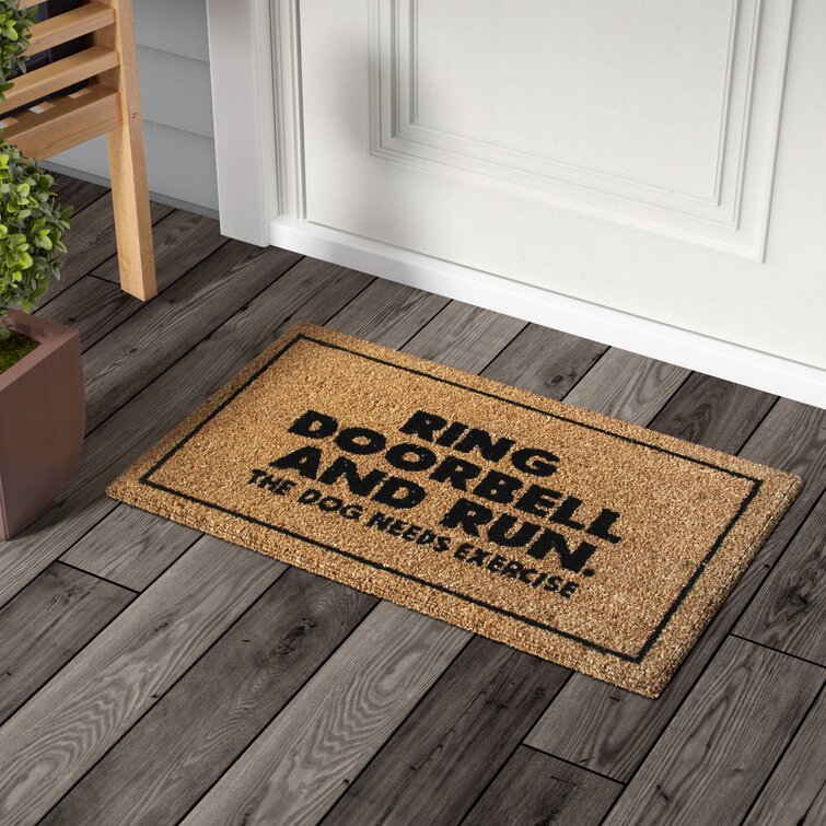 Funny Sarcasm Go Away Durable Floor Mat Doormat Carpet Non Slip Indoor Outdoor 