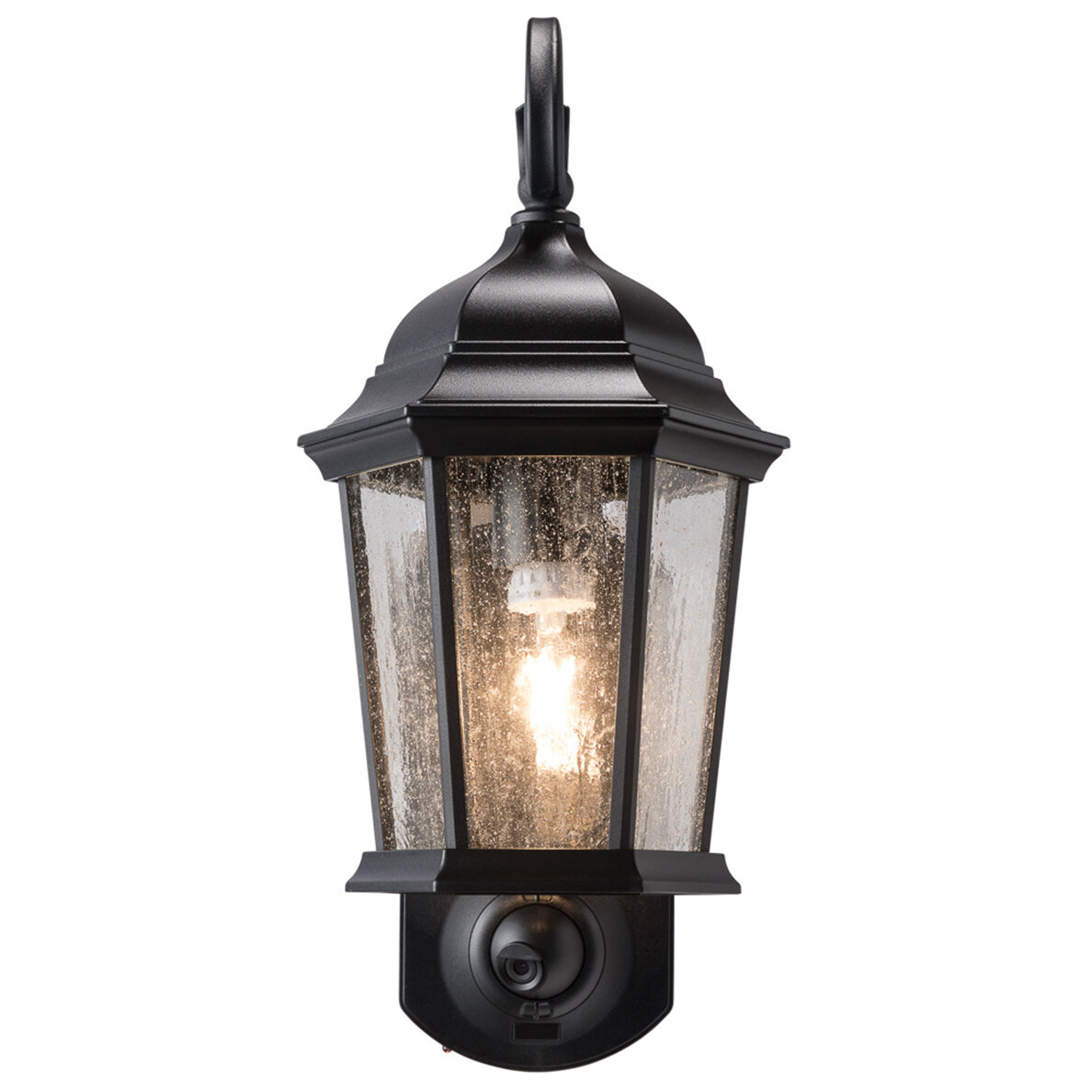 Fleur De Lis Living Hodgkins Security Camera Outdoor Wall Lantern Wayfair