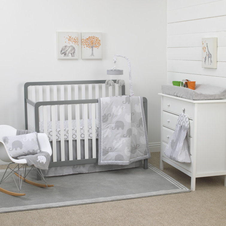 wayfair grey cot