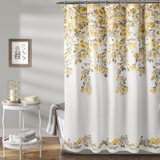Black Yellow Gold Shower Curtains You Ll Love In 2020 Wayfair