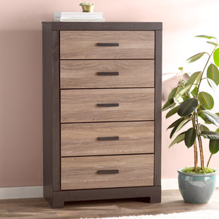 Oak Dressers You Ll Love Wayfair Arjun 5 Drawer Chest
