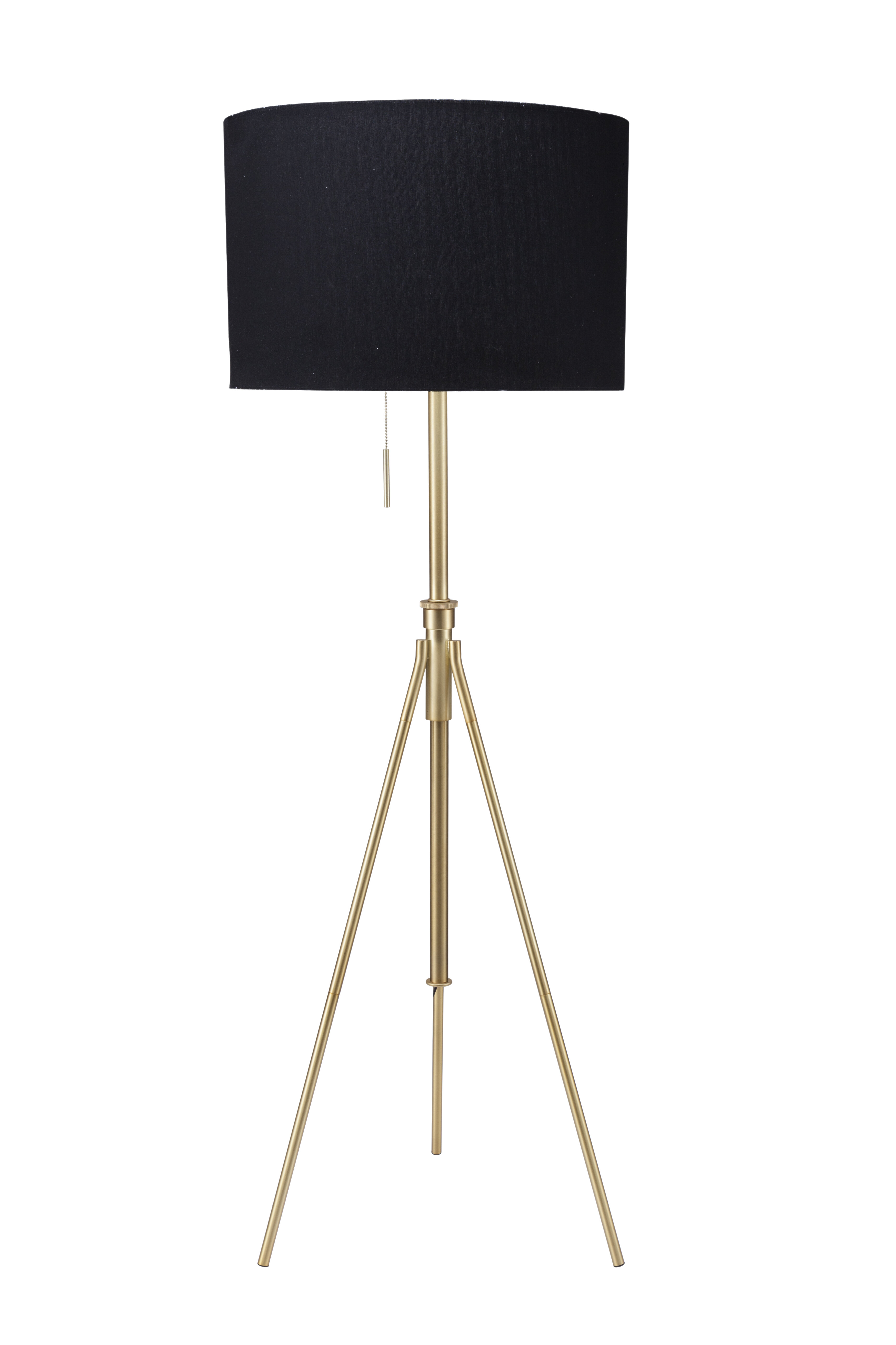 large drum shade floor lamp