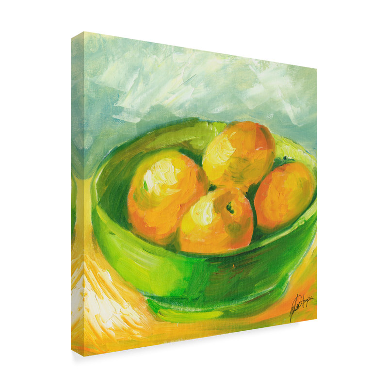 Winston Porter Bowl Of Fruit I Acrylic Painting Print On Wrapped