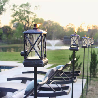 Seraphic Teardrop Steel Patio Table Torch Reviews Wayfair