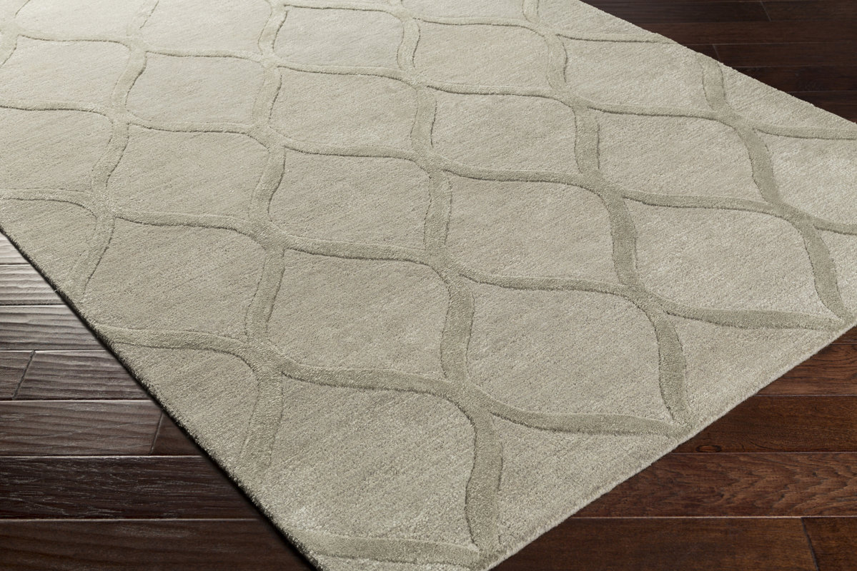 World Menagerie Mey Hand Tufted Wool Taupe Area Rug Reviews Mey Hand Tufted Wool Taupe Area Rug