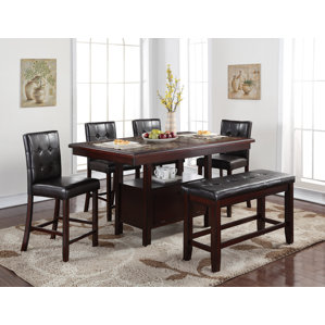 Bradenton Counter Height Pub Table by Red Barrel Studio