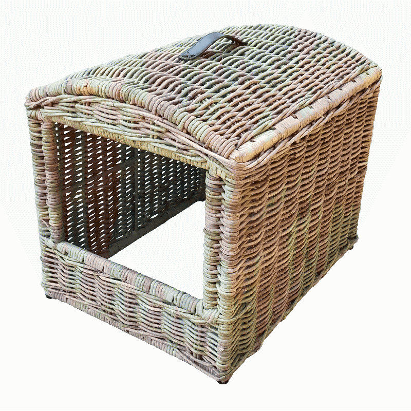 wicker litter box enclosure