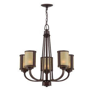 Bomen 5-Light Shaded Chandelier