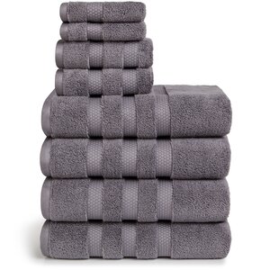 Infinity Zero Twist Cotton 8 Piece Towel Set