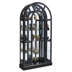 Mcclain Lighted Curio Cabinet by Longs..