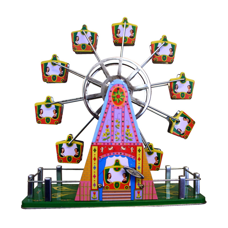 Ebern Designs Lulette Decorative Tin Toy Musical Ferris Wheel Reviews Wayfair