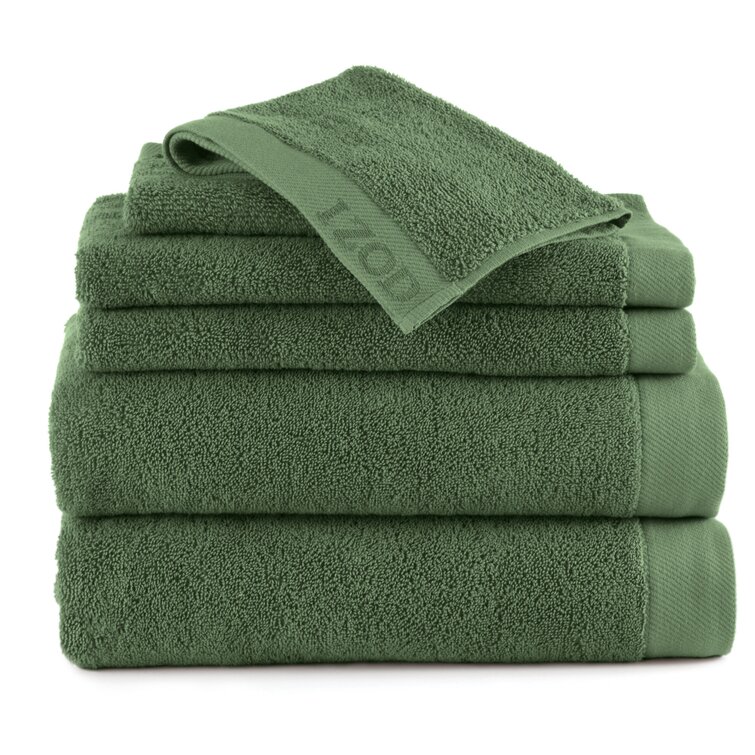 Izod Classic 6 Piece 100 Cotton Towel Set Reviews Wayfair