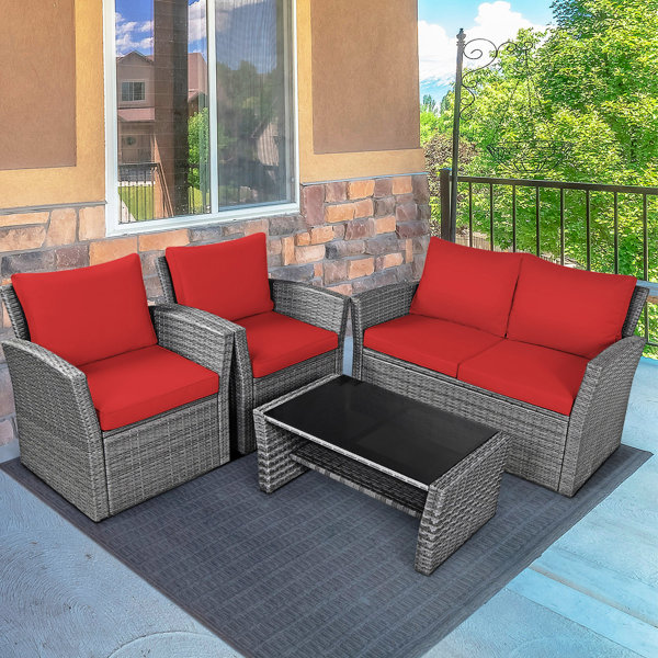 Grey Rattan Furniture Wayfair