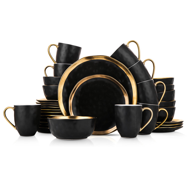 Everly Quinn Tedrow 32 Piece Dinnerware Set Service For 8 Reviews Wayfair