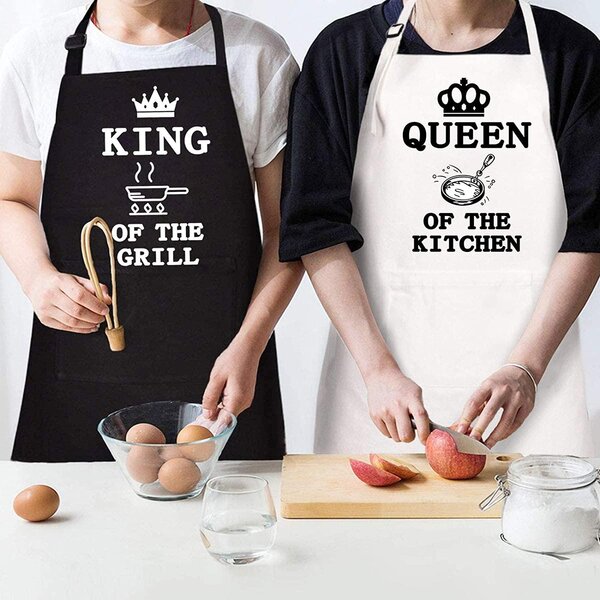 Personalised Adult Apron Double Oven Glove Christmas Gift Good Looking Cooking