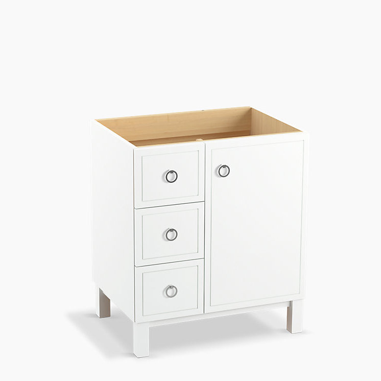 Kohler Jacquard 30 Vanity Base Only With Furniture Legs 1 Door