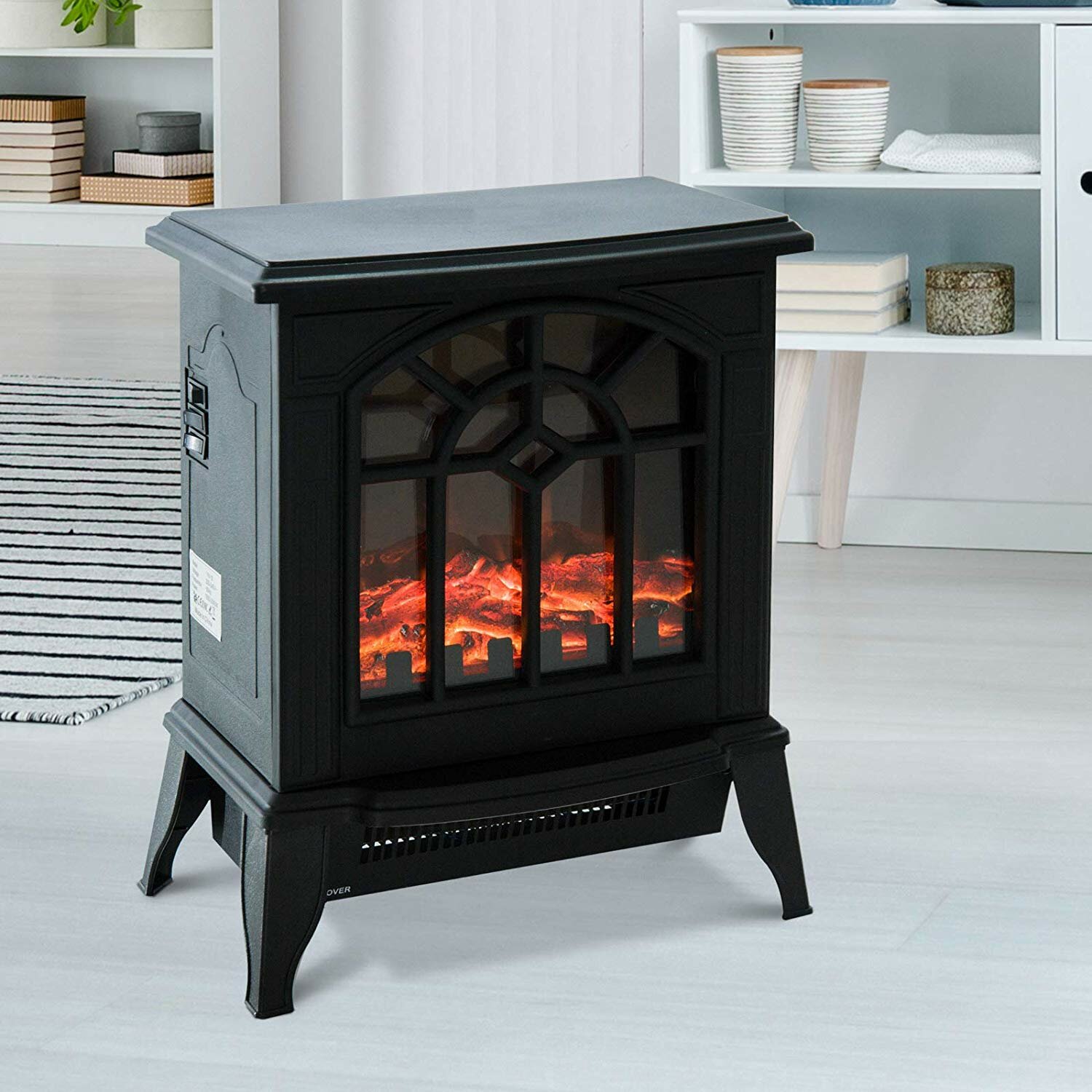 Ebern Designs Dunkin 14.5'' W Electric Fireplace & Reviews | Wayfair