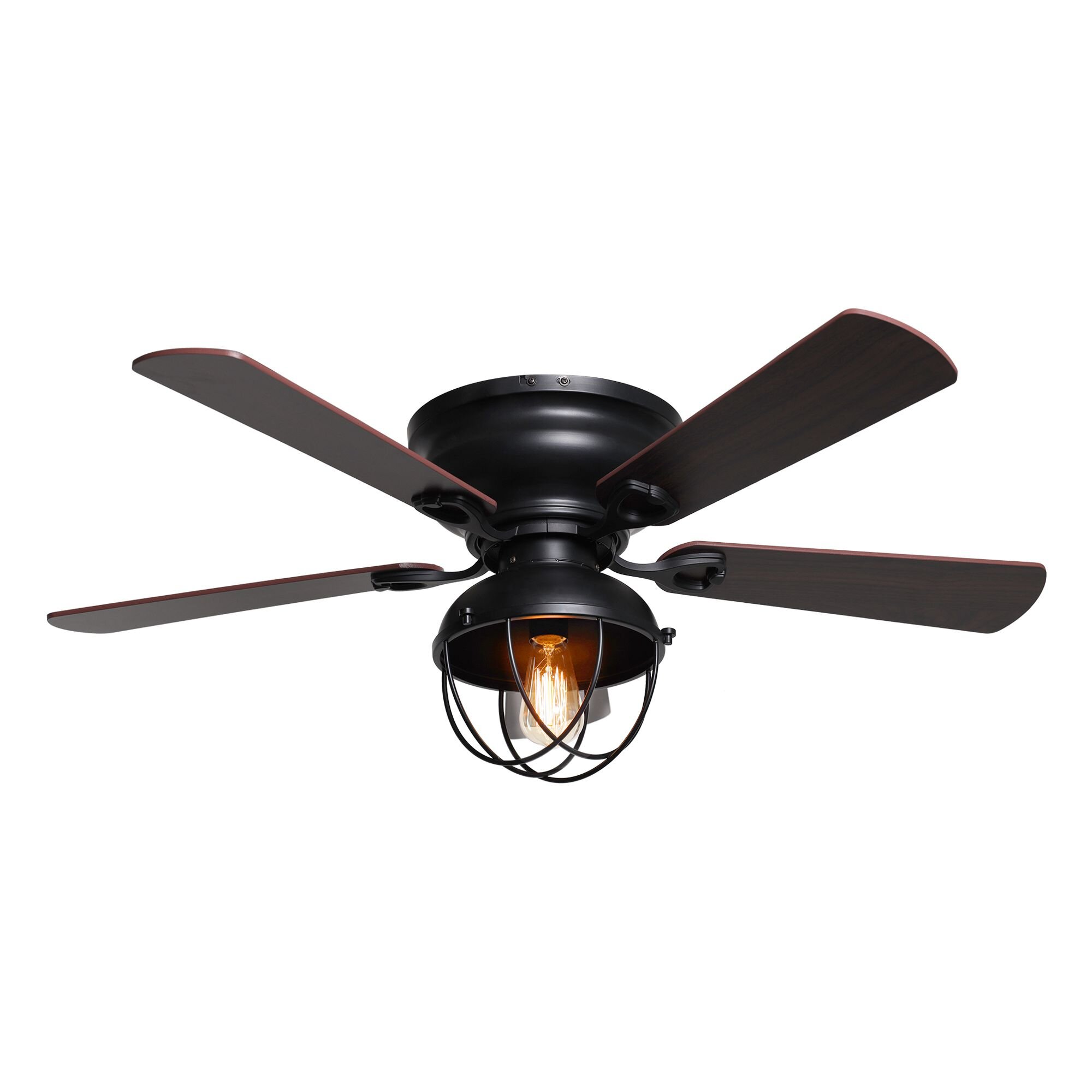 Williston Forge 42 Pickard 5 Blade Flush Mount Ceiling Fan With Remote Control And Light Kit Included Reviews Wayfair