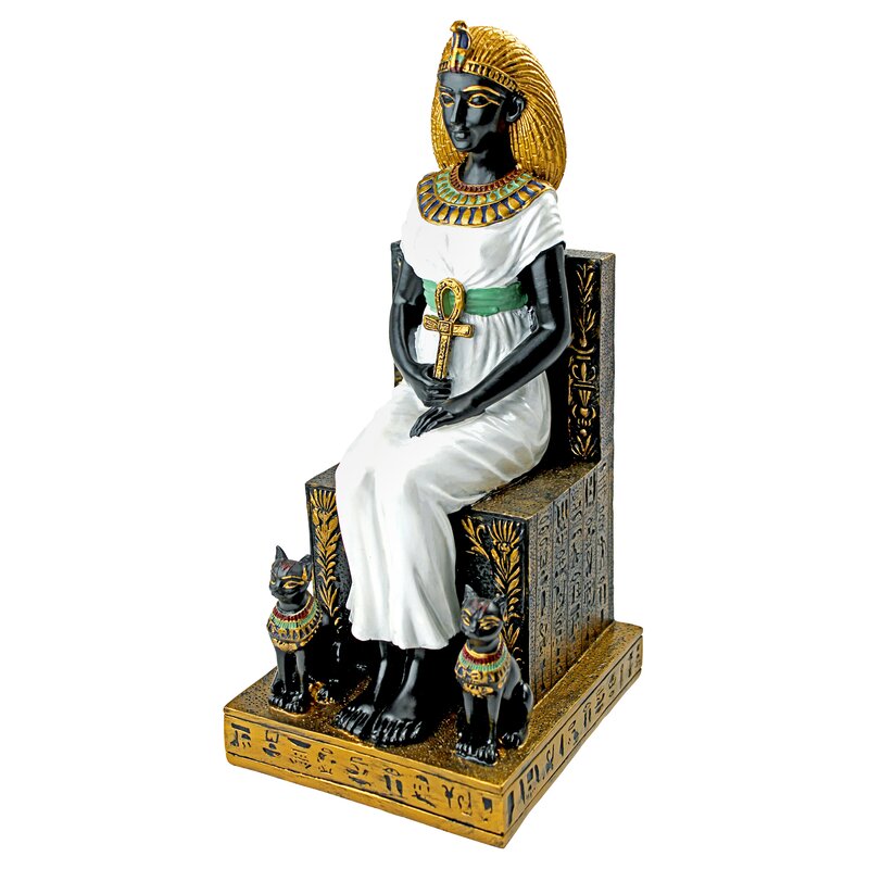 Design Toscano Cleopatra on the Throne of Egypt Figurine | Wayfair