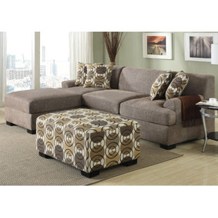 Arroyo Reversible Sectional with Ottoman by A&J Homes Studio