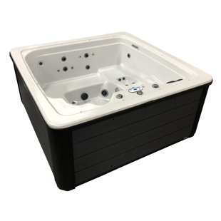 Cyannavalleyspas Cyanna Valley Spas Galaxy 6 Person 41 Jet Square Hot Tub With Ozonator Wayfair