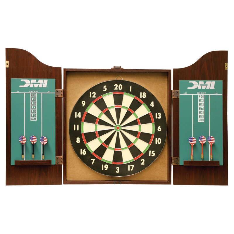 Dmi Darting Recreational Dartboard Cabinet Reviews Wayfair