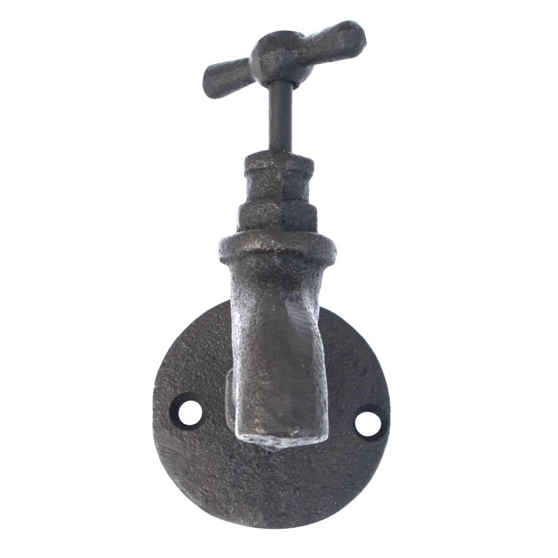 Gracie Oaks Thalia Spigot Handle Knob Shape Hook Metal Water