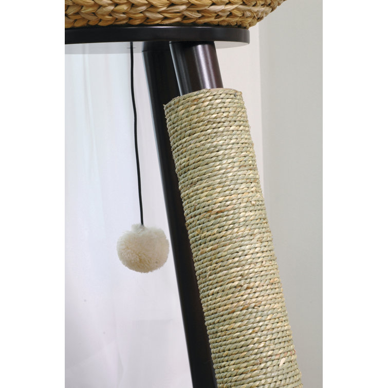 sphere scratch post cat tree
