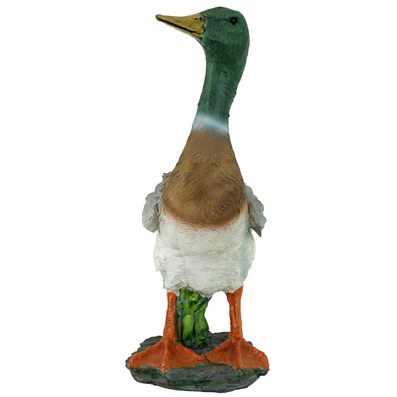 Design Toscano Mallard Duck Statue Reviews Wayfair