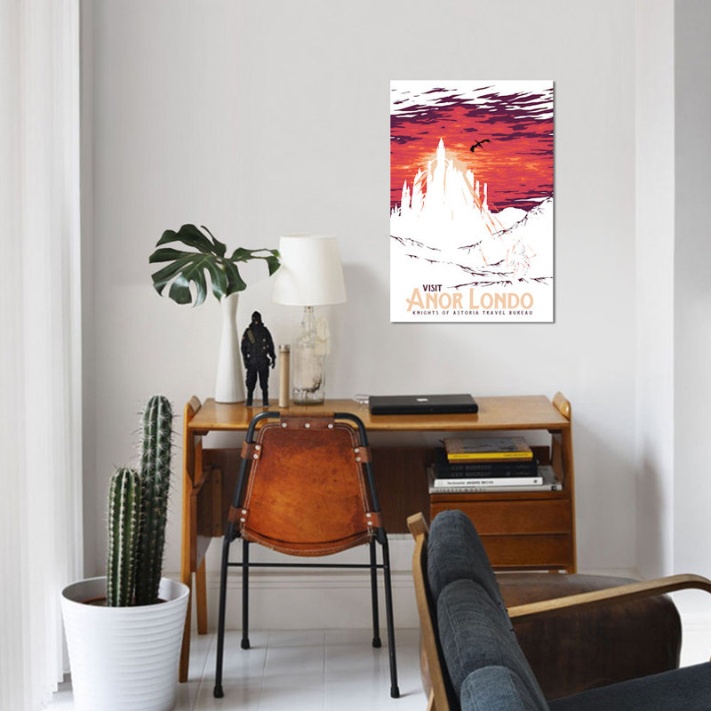 East Urban Home Visit Anor Londo Graphic Art Print On Canvas