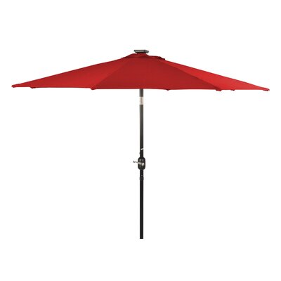 Trademark Innovations 8 Market Umbrella Color Red