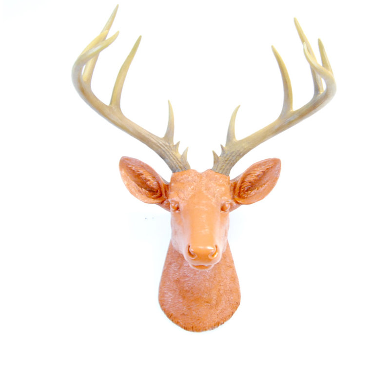 Large Deer Head Faux Taxidermy Wall Decor Reviews Allmodern