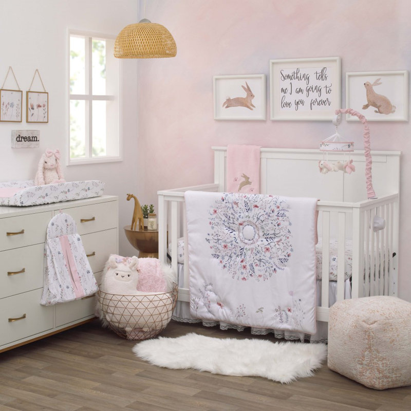 Nojo Woodland Wreath Fitted Crib Sheet Wayfair