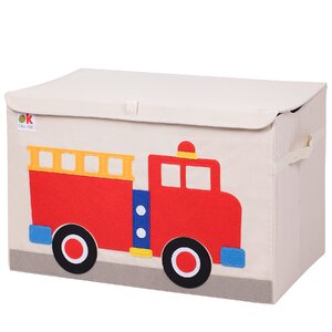 Olive Kids Fire Truck Toy Box