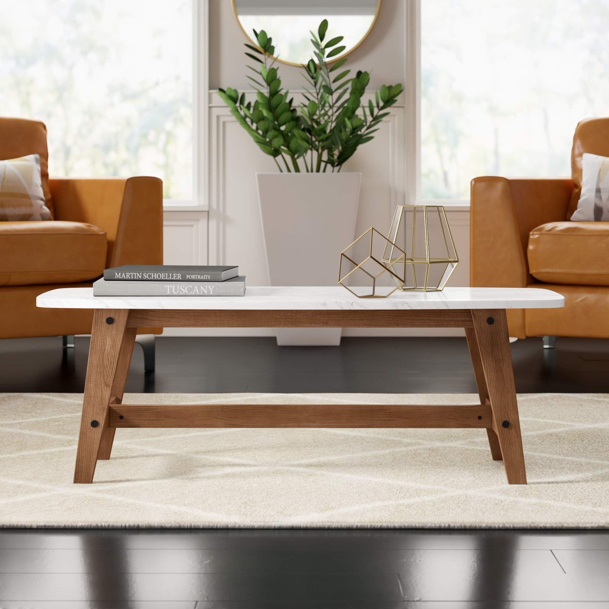 Posner Coffee Table With Tray Top Posner Coffee Table With Tray Top