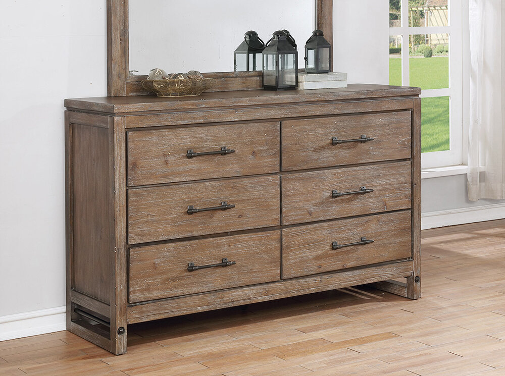 Gracie Oaks Martelli 6 Drawer Double Dresser Wayfair