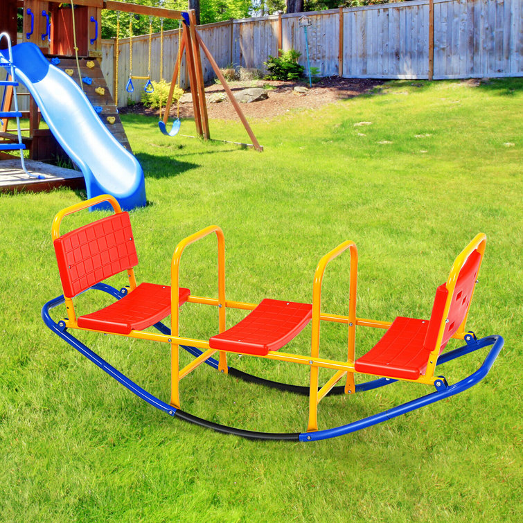 Gymax 3 Seat Teeter Totter Wayfair.ca
