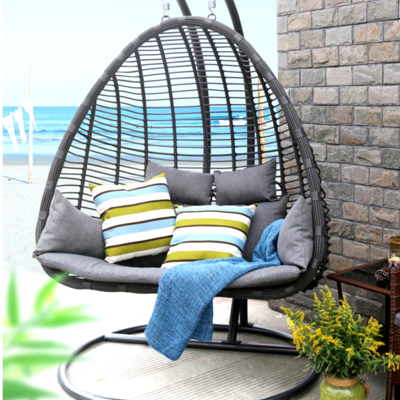 Baner Garden Swing Chair With Stand Wayfair