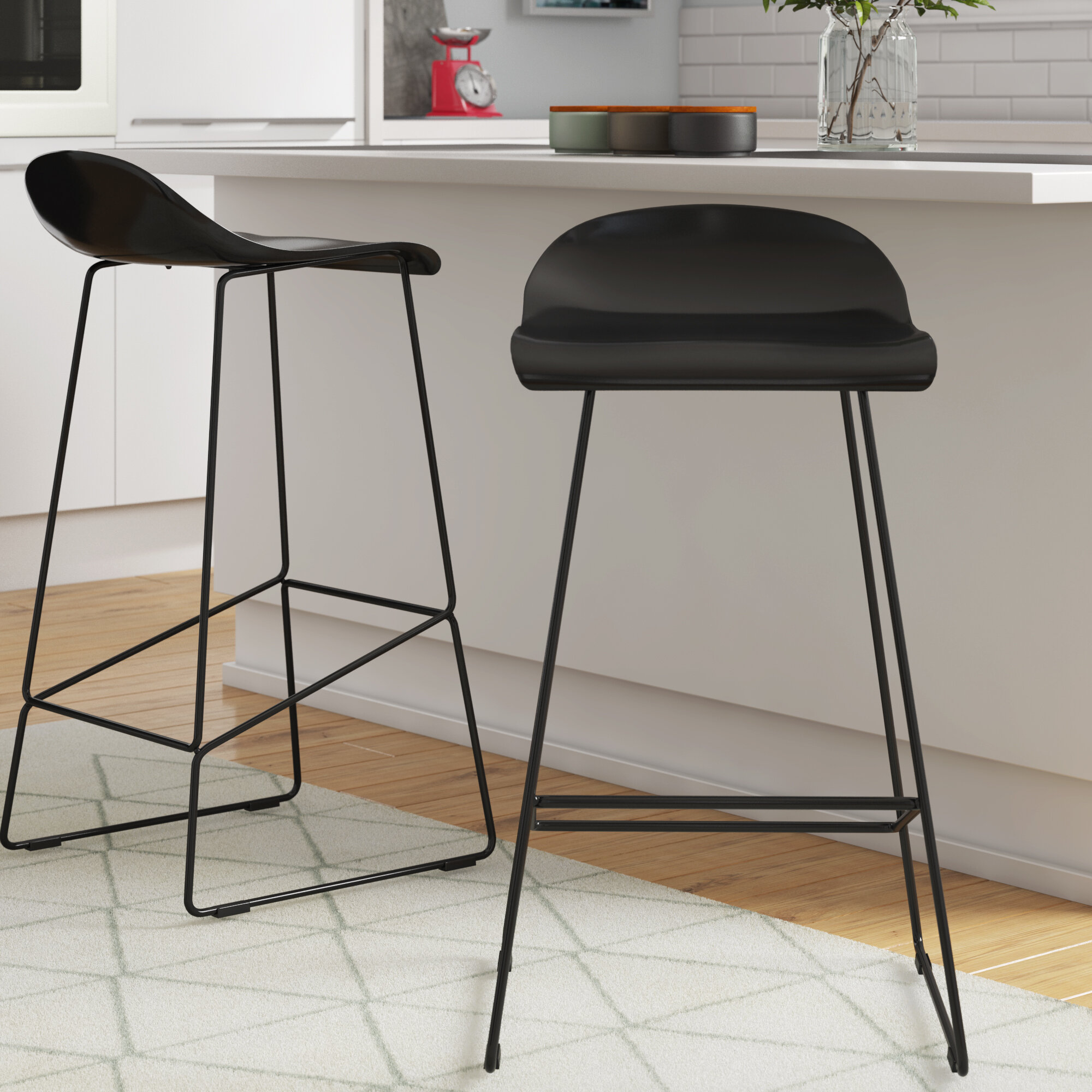 Ebern Designs Naugatuck 75cm Bar Stool & Reviews | Wayfair.co.uk