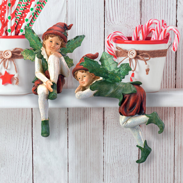 Raz Christmas Elves Wayfair