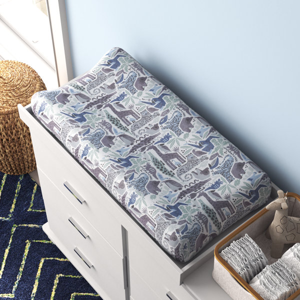 jungle changing pad cover