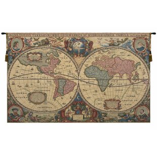 map wall tapestry